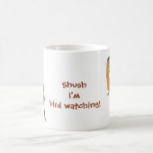 チャフインチ鳥観察おもしろい コーヒーマグカップ (中央)