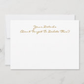 チャフインチ 招待状 (裏面)