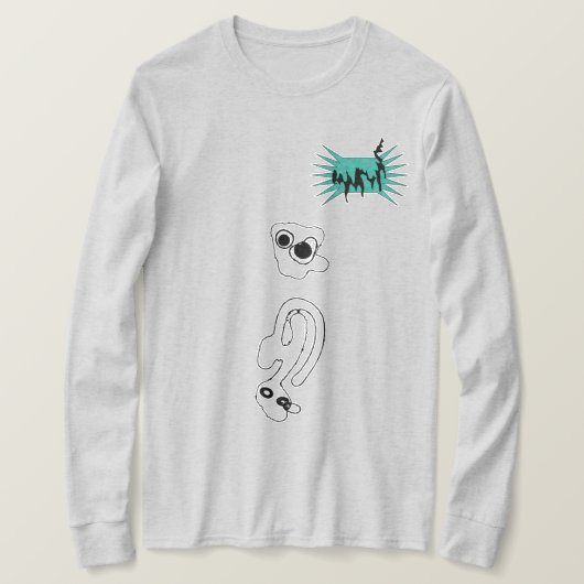 チャブスコ漫画プリント Tシャツ (デザイン正面)