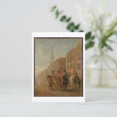 チャプサイドのシャルル二世の修復行列 ポストカード (スタンド正面)