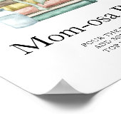 チャプターストーリーブックベビーシャワー桃佐バー ポスター (角)