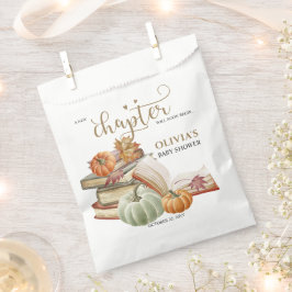 チャプターテーマカボチャ秋ベビーシャワー フェイバーバッグ