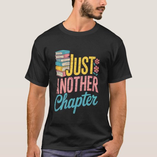 チャプター本が好きな読書好きへのギフト Tシャツ (正面)