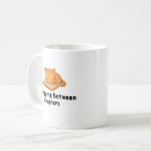 チャプター間の猫の猫の猫,猫好き コーヒーマグカップ (正面左)
