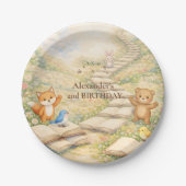 チャプター2のページをめくるお誕生日 ペーパープレート (正面)