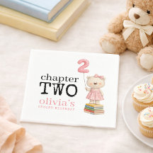 チャプター2 テディベア ブックス 女の子 2歳の誕生日