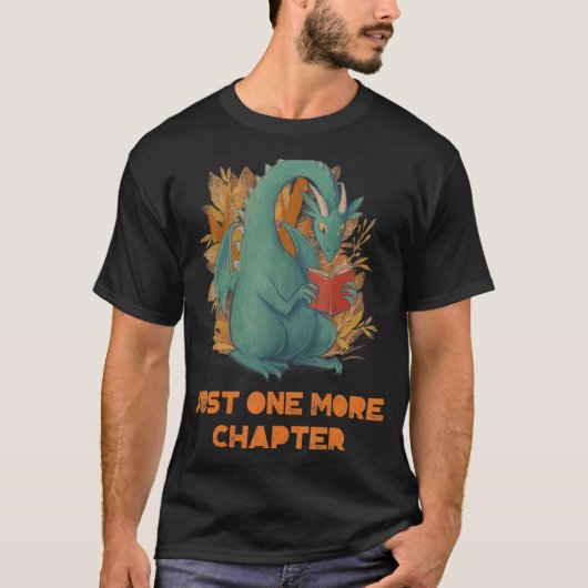 チャプター・ドラゴンブック読の恋人 Tシャツ (正面)