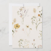 チャプター・ブックをテーマにした赤男女兼用ちゃんシャワー 招待状 (裏面)