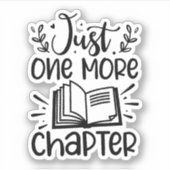 チャプター・ブック・ワームを1つだけ追加 シール (正面)