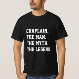 チャプレーン男の神話の伝説Tシャツ Tシャツ