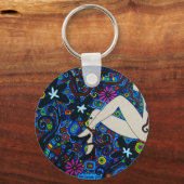 チャベイロ長脚 キーホルダー (正面)