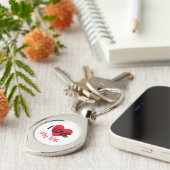 チャベイロ・デ・メタル・ユー・アモ・ミンハ・エスポサ キーホルダー (側面)