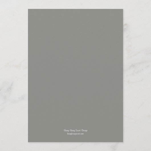 チャペお洒落ル結婚のメニューカード メニュー (裏面)