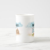 チャペパーソナライズされたル・セント・レナーズ、夢の生き方。 ボーンチャイナマグカップ (正面)