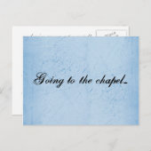 チャペルに行く… 案内ポストカード (正面/裏面)