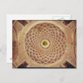 チャペルのインテリアキューポラの景色 ポストカード (正面/裏面)