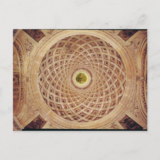 チャペルのインテリアキューポラの景色 ポストカード (正面)