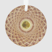 チャペルのキューポラの内部の眺め オーナメント (裏面)