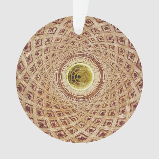 チャペルのキューポラの内部の眺め オーナメント (正面)