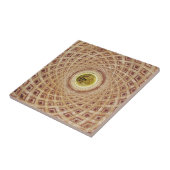 チャペルのキューポラの内部の眺め タイル (側面)