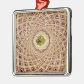 チャペルのキューポラの内部の眺め メタルオーナメント (左)