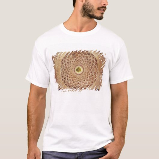 チャペルのキューポラの内部の眺め Tシャツ (正面)