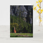 チャペルの挨拶状 カード (黄色い花)