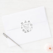 チャペルの本バチェロレッテの前の一章 ラウンドシール (封筒)