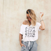 チャペルへ行く、かわいい花嫁 トライブレンドTシャツ