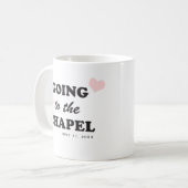 チャペルへ行く | レトロ70's テーマの花嫁 コーヒーマグカップ (正面左)