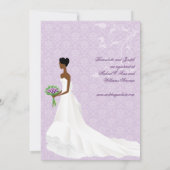 チャペルを歩く ブライダルシャワーの招待状 招待状 (裏面)