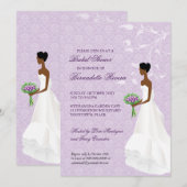 チャペルを歩く ブライダルシャワーの招待状 招待状 (正面/裏面)