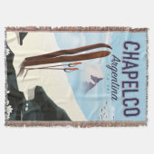 チャペルコアルゼンチンからスキー スローブランケット (正面)