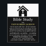 チャペルシルエット，キリスト教聖書クラス広告 チラシ<br><div class="desc">Chapel Silhouette、Christian Bible Classのビラ広告ーズビジネスカードストアより。</div>