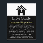 チャペルシルエット，キリスト教聖書クラス広告 チラシ<br><div class="desc">Chapel Silhouette、Christian Bible Classのビラ広告ーズビジネスカードストアより。</div>