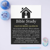 チャペルシルエット，キリスト教聖書クラス広告 チラシ (シングル)