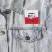 チャペルヒルテキサス州ポーランドアメリカン 缶バッジ (インサイチュ)