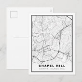チャペルヒル地図 シーズンポストカード (正面/裏面)