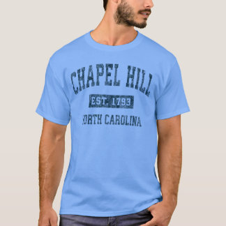 チャペルヒル ノースカロライナ州 NC ヴィンテージ スポーツ デザイン Tシャツ