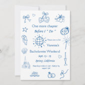 チャペルブックの前の最終章バチェロレッテ 招待状 (正面)