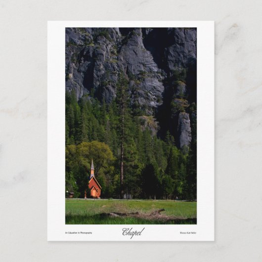 チャペルプリントはがき ポストカード (正面)