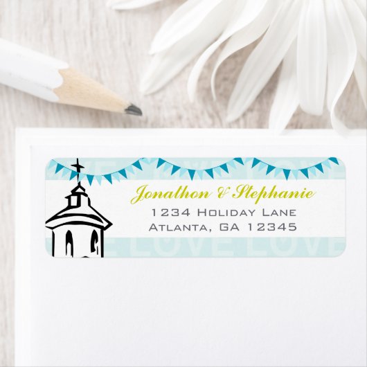 チャペルモダンウェディングラベルに移動 ラベル (インサイチュ)