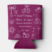 チャペル前の最終章の本バチェロレッテ 缶クーラー (裏面)