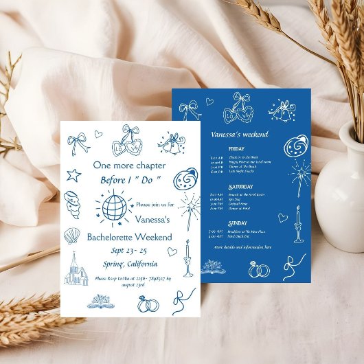 チャペル前の最終章 花嫁の本の独身最後の旅 招待状