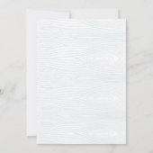 チャペル挙式 ウェディング インビテーション (裏面)