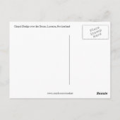 チャペル橋の花 ポストカード (裏面)