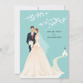 チャペル結婚式招待状 招待状 (正面)