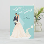 チャペル結婚式招待状 招待状 (スタンド正面)