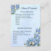 チャペル＆会場情報 - ブルーピオニー エンクロージャーカード (正面)