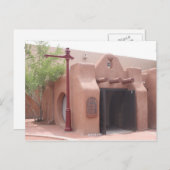 チャペル、古い町、アルバカーキ、NM ポストカード (正面/裏面)